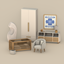 Hjem Nursery Collection with Crib, Wardrobe and more logo