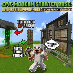 Dark Modern Survival Base + Auto Farms [Achievements Enabled] project image