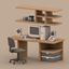 The 90s Computer Corner Desk Set / Retro  logo