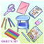Pastel Study Corner Decor Pack logo
