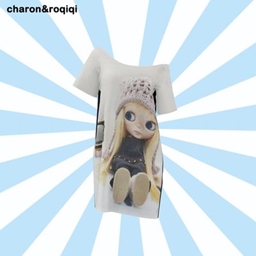 [charon&roqiqi]Off-shoulder long T-shirt_suit project image