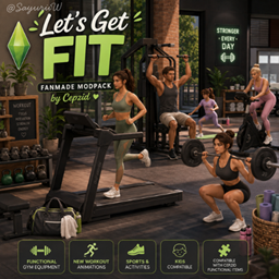 Let's Get Fit Fanmade Modpack by Cepzid  - Tradução PTBR