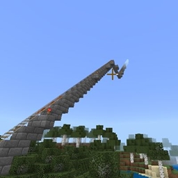 Huge roller coaster logo