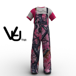 Child Overall Set Pink forest design project image