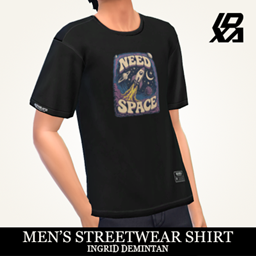 IDxA Streetwear Shirt Space Men project image