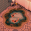 Donut co. Don't Forget To Feed the Koi Rug logo