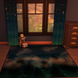 Dipper's Galaxy  Curtain + Rug logo