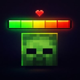 Health bar logo