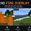 No fire overlay fixed logo