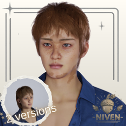 Niven Commission Hair: Monzae (Males) 2 versions project image