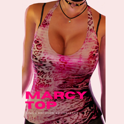 [FenixFoxSims] Marcy Top logo