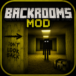 backrooms more decorate blocks logo