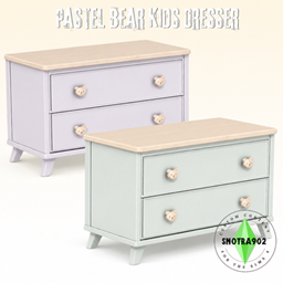 Pastel Bear Kids Dresser project image