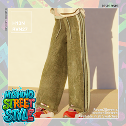 Child's Oversized Relax Fit Athletic Pants project image