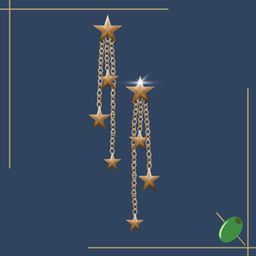 Chained Star Earrings project image
