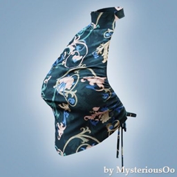 Floral halter crop top project image
