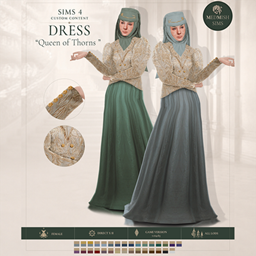 Medieval CC Dress "Queen of Thorns" project image