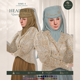 Medieval CC Headdress "Queen of Thorns" project image
