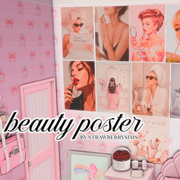 beauty posters by strawberrysims project image