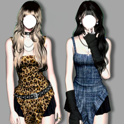 【Sforikl】Slip dress logo