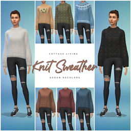 Knit Sweather - Cottage Living Addon project image