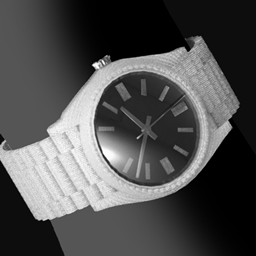 Men's Iced Out Watch. logo