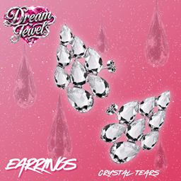 M&F Crystal Tear Earrings | Dream Jewels project image