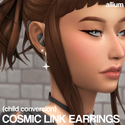 Cosmic Link Earrings  (child) (alliumcc) project image