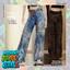 Bear Charm High Rise Wide Baggy Trousers logo
