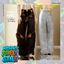 Unbuttoned Open Knee Urban Style Cutout Jeans logo