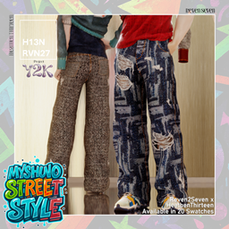 Relaxed Ripped Fit Wide Leg Jeans project image