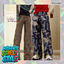 Relaxed Ripped Fit Wide Leg Jeans logo