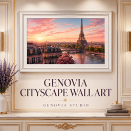 Genovia Cityscape Wall Art logo