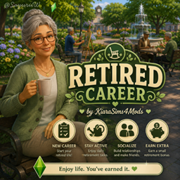 Retired Career by KiaraSims4Mods project image