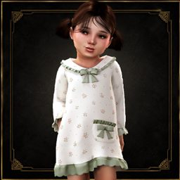 Toddler - Sweet floral dress with ruffled trim and bows project image