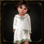Toddler - Sweet floral dress with ruffled trim and bows logo