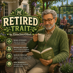 Retired Trait by KiaraSims4Mods  - Tradução PTBR project image
