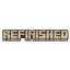 Refinished logo