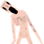 The Parrot Bird Dweller (funny) (parody) (horror) (stalker) (creepy) (spooky) (scary) (animal) (mob) (cave dweller) logo