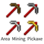 Area Mining Pickaxe logo