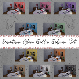Downtown Glam Baddie Bedroom Set logo