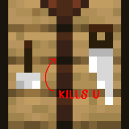 Block That Looks Like A Crafting Table But Kills You When You Click On It logo