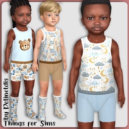 Toddler Blue and Beige Underwear project image