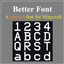 Better Font 64x logo