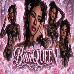 Born Queen Skin Tattoo logo