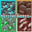 Outlined Ores by IronChickenMCPE logo