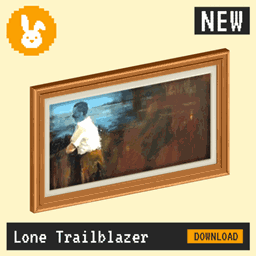 Raster Rabbit: Daily Drop - Lone Trailblazer | UNKNOWN TERRAIN Portrait Collection (3 New Paintings) project image