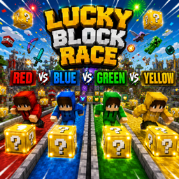 LUCKY BLOCK RACE 4 PLAYERS COMPILED project image