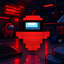Red-Among-Us-Totem logo