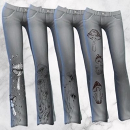 Forest Floor Denim – 4‑Piece Mushroom Collection project image
